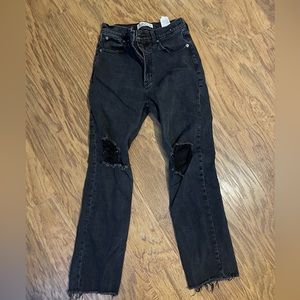 Abercrombie Straight Ankle Jeans